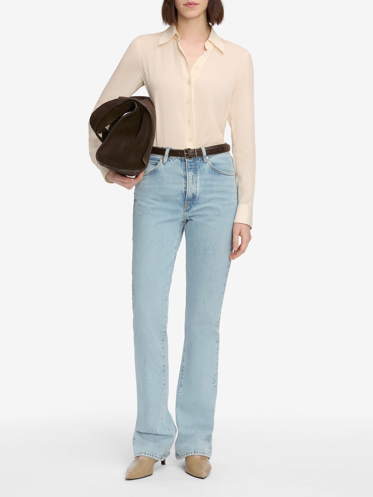 jeans full front view