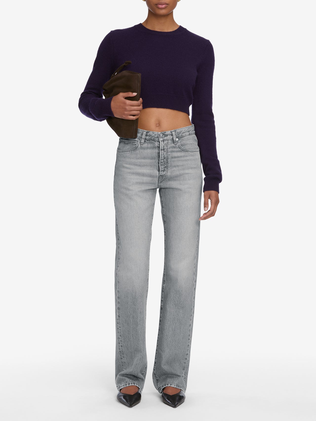 jeans full front view