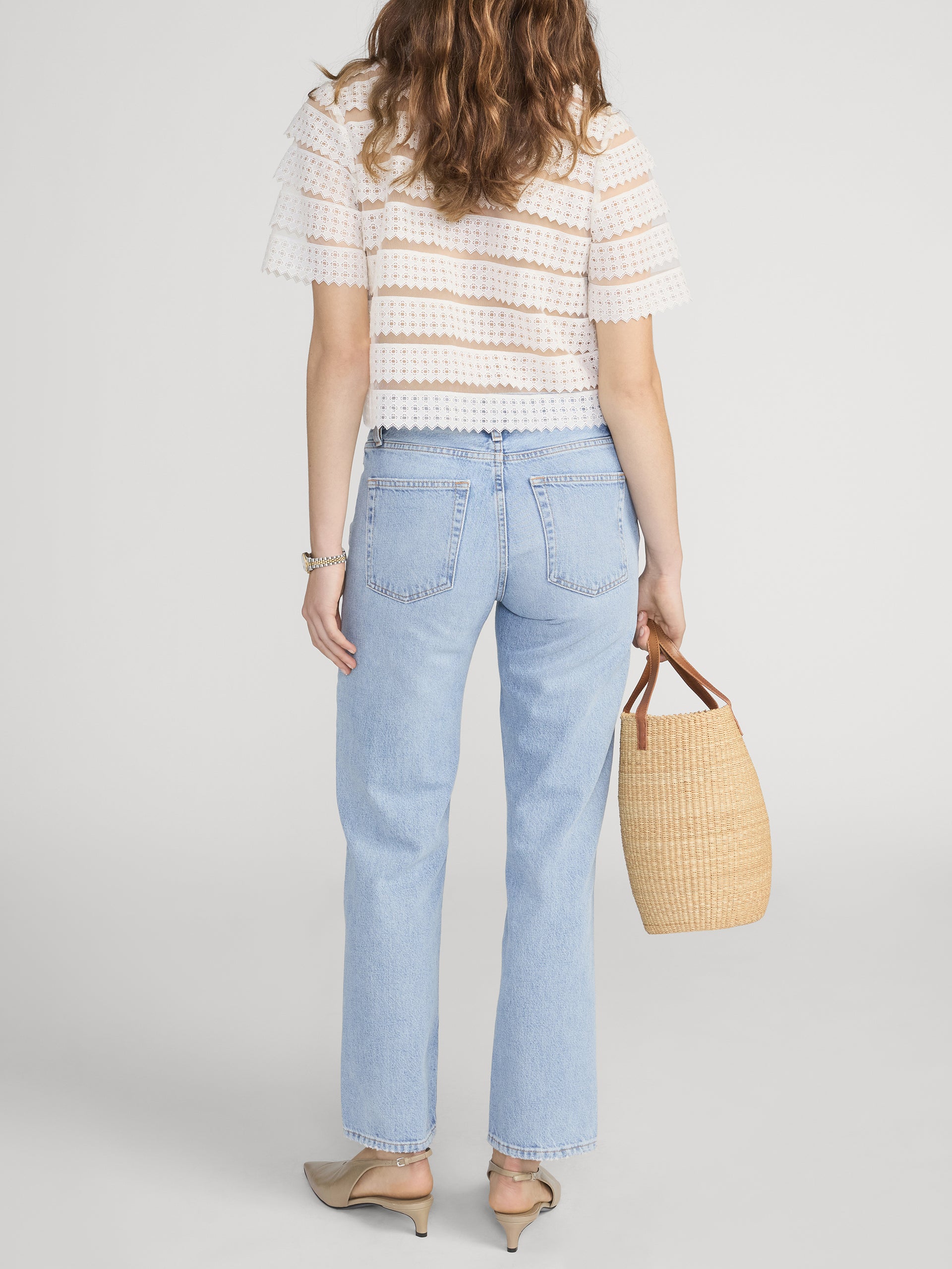 Jean On Model Back