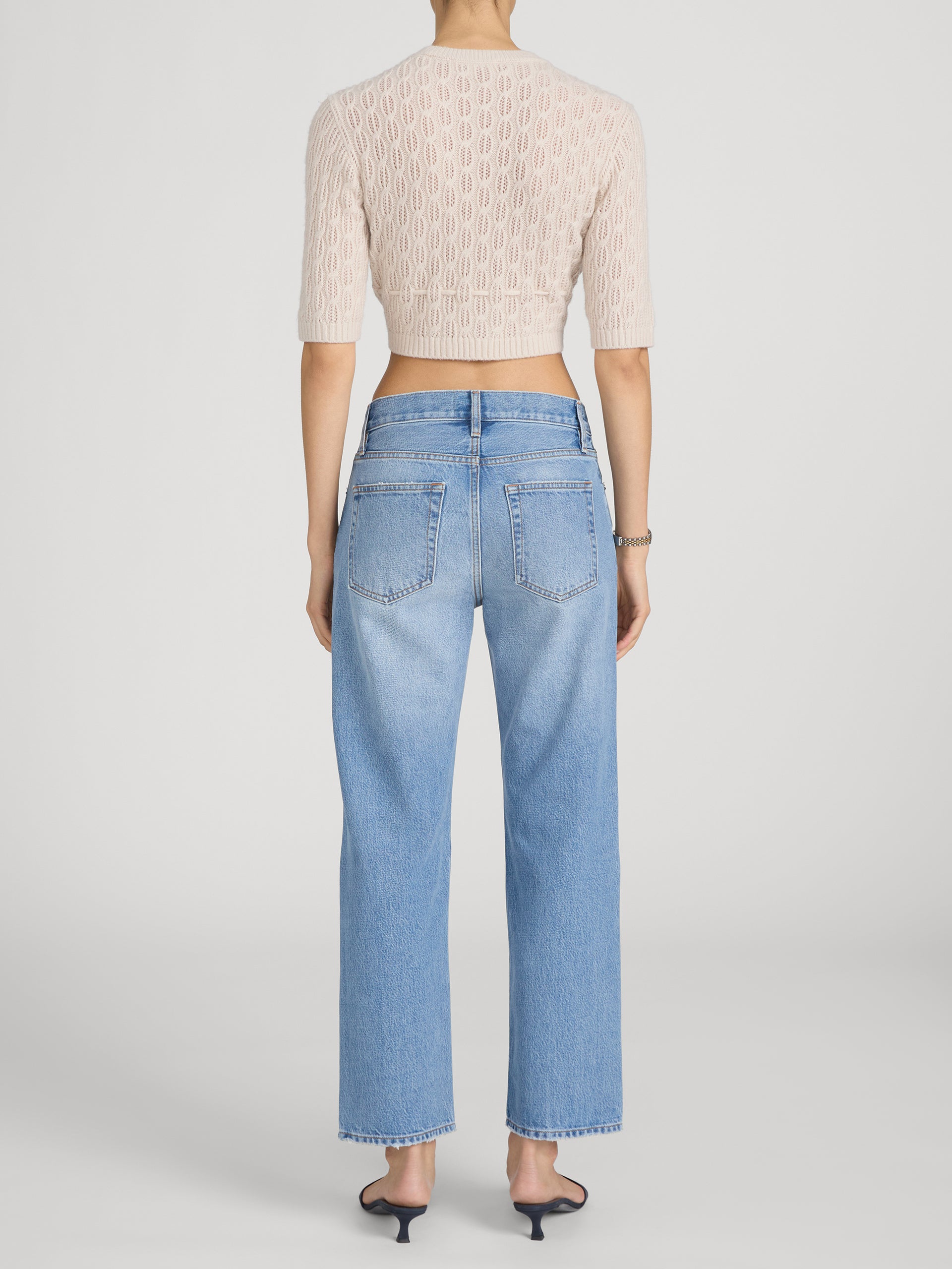 Jean On Model Back