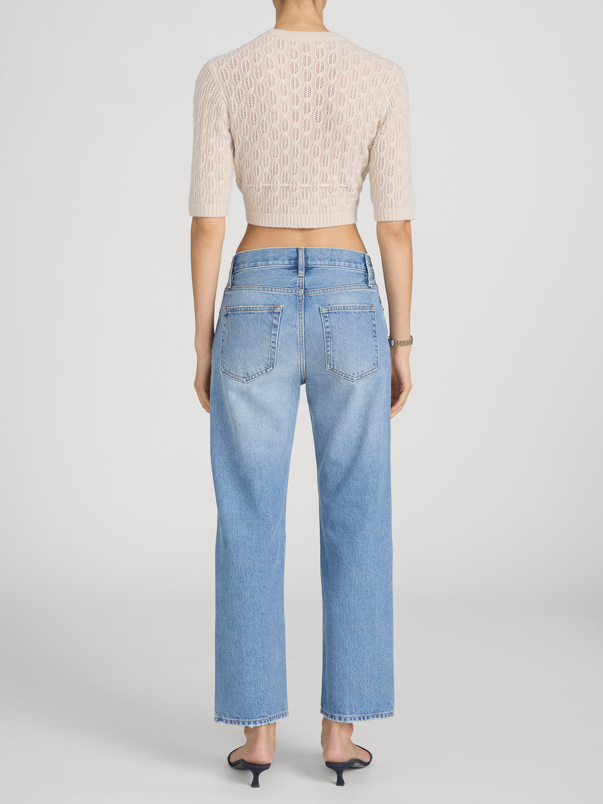 Jean On Model Back