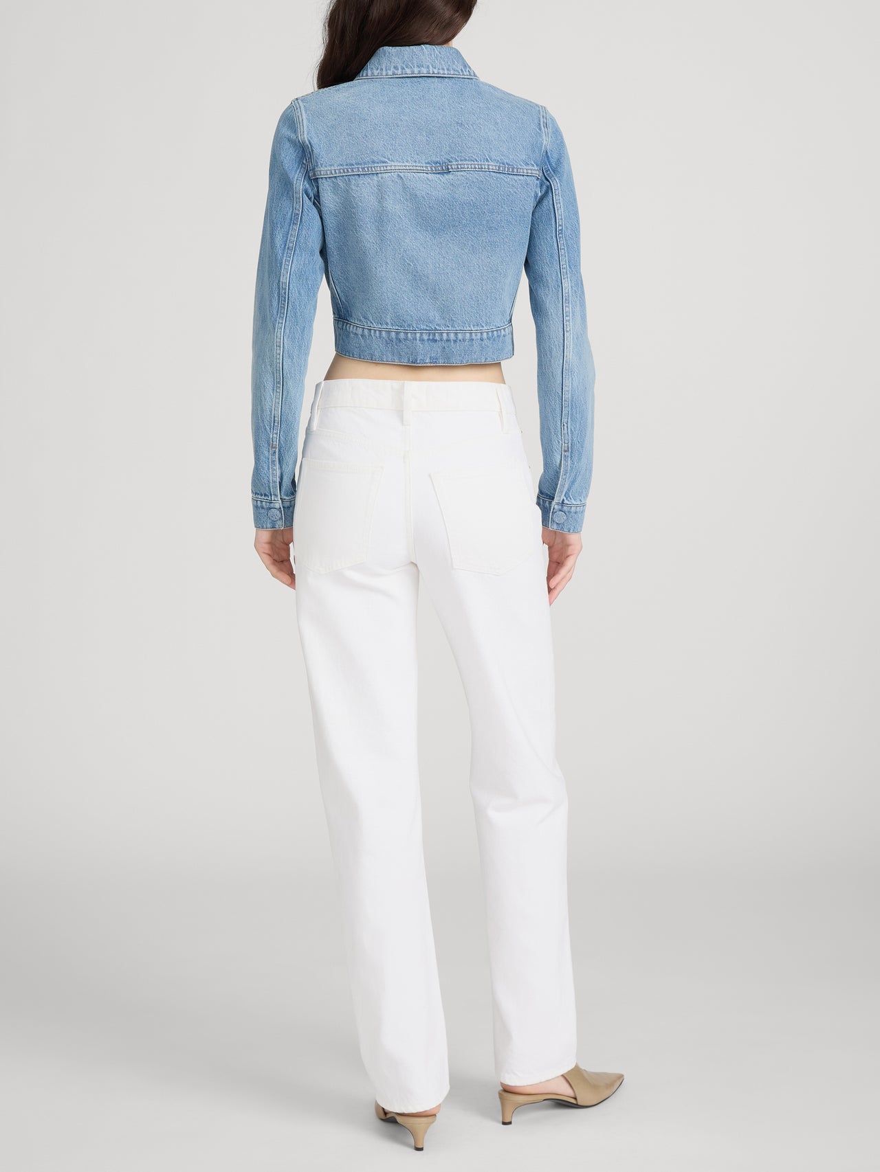 Jacket On Model Back