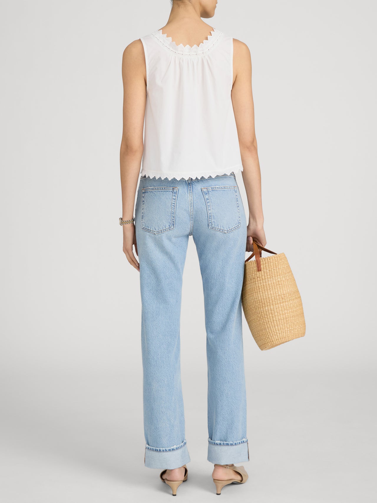 Jean on model back