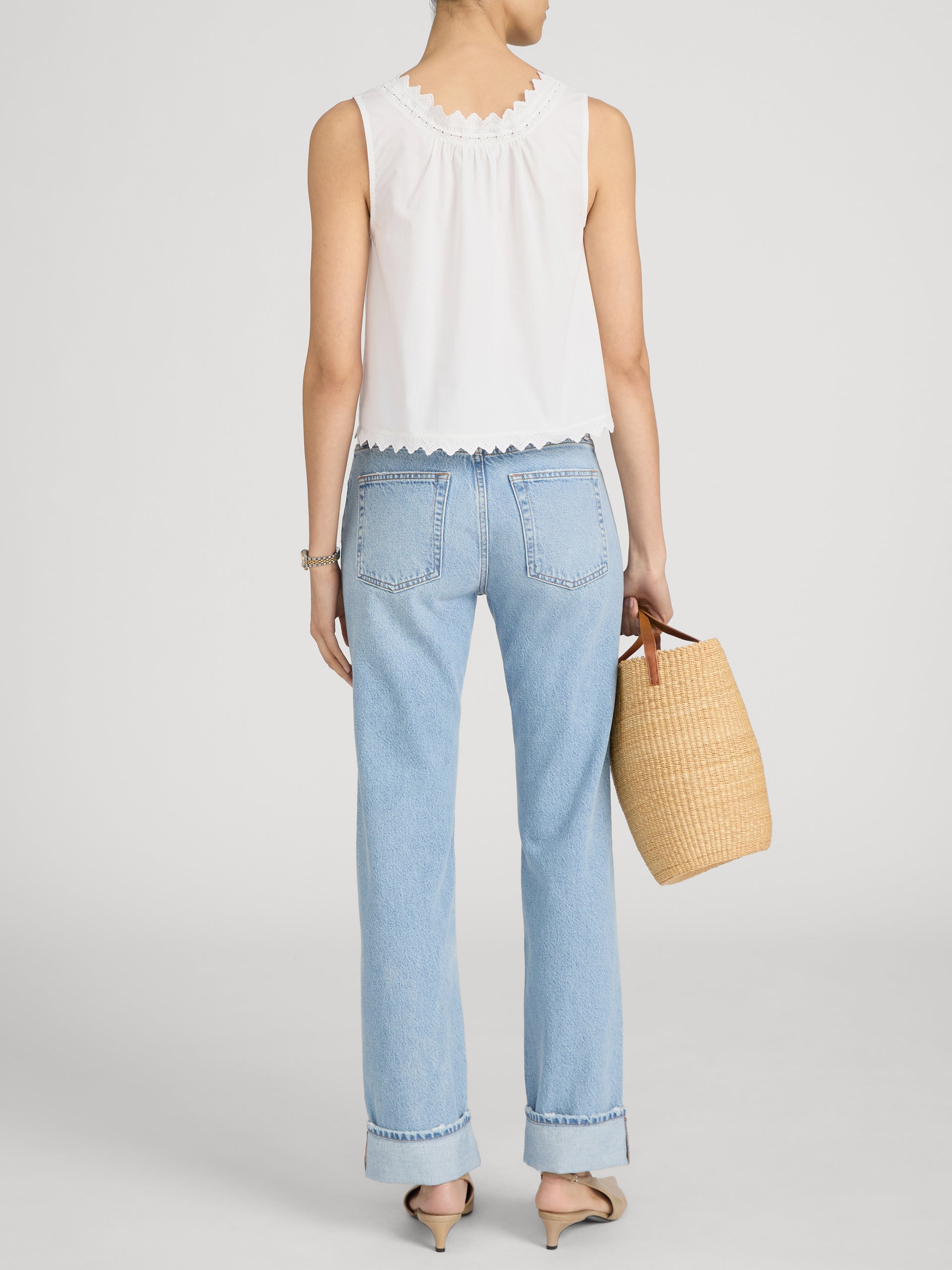 Jean on model back