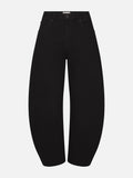 jeans front packshot uncuffed hem detail image