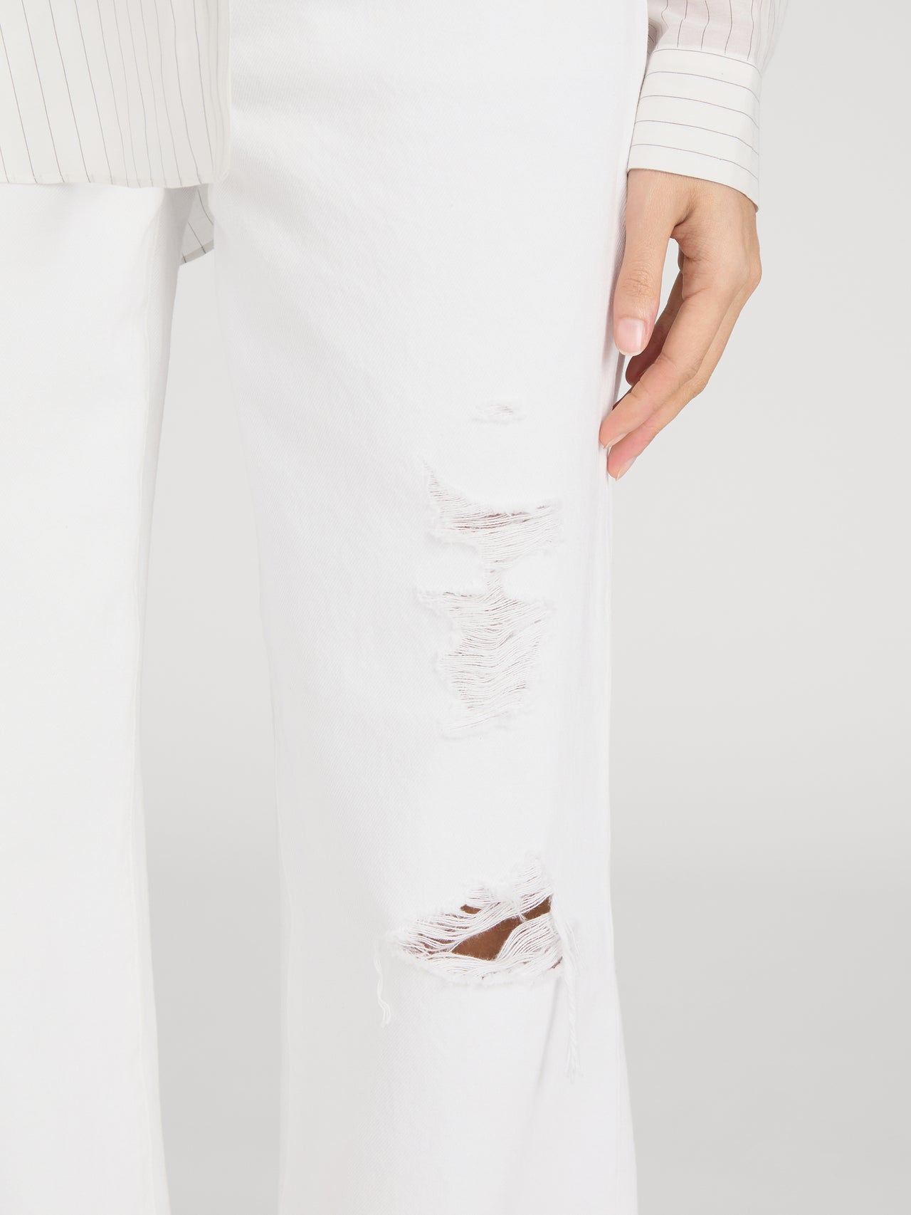 Jeans on model detail