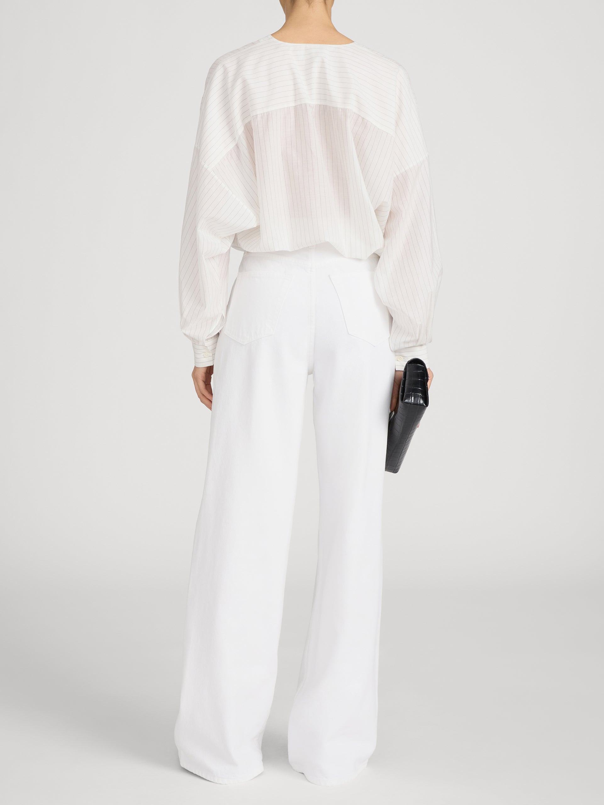 Jeans on model back