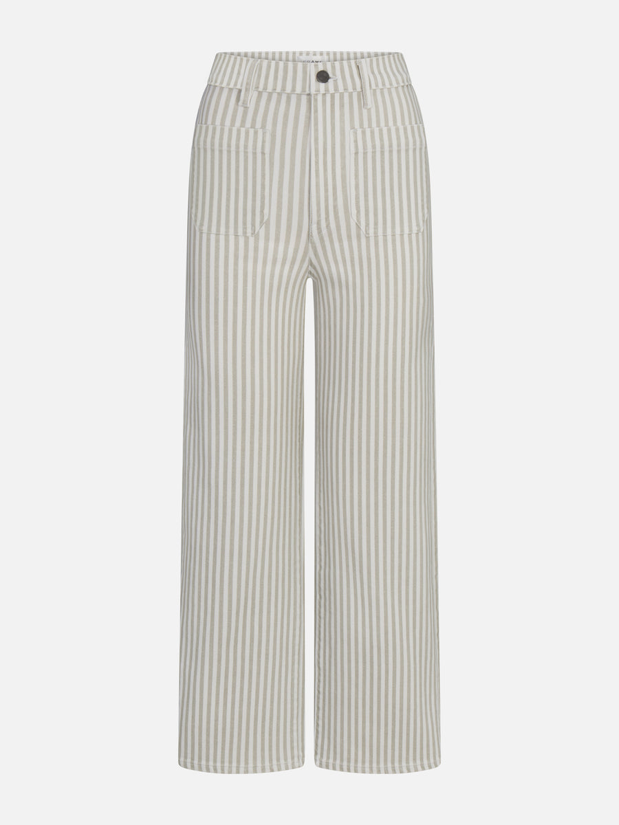 The Anchor Pant -- Flax Stripe