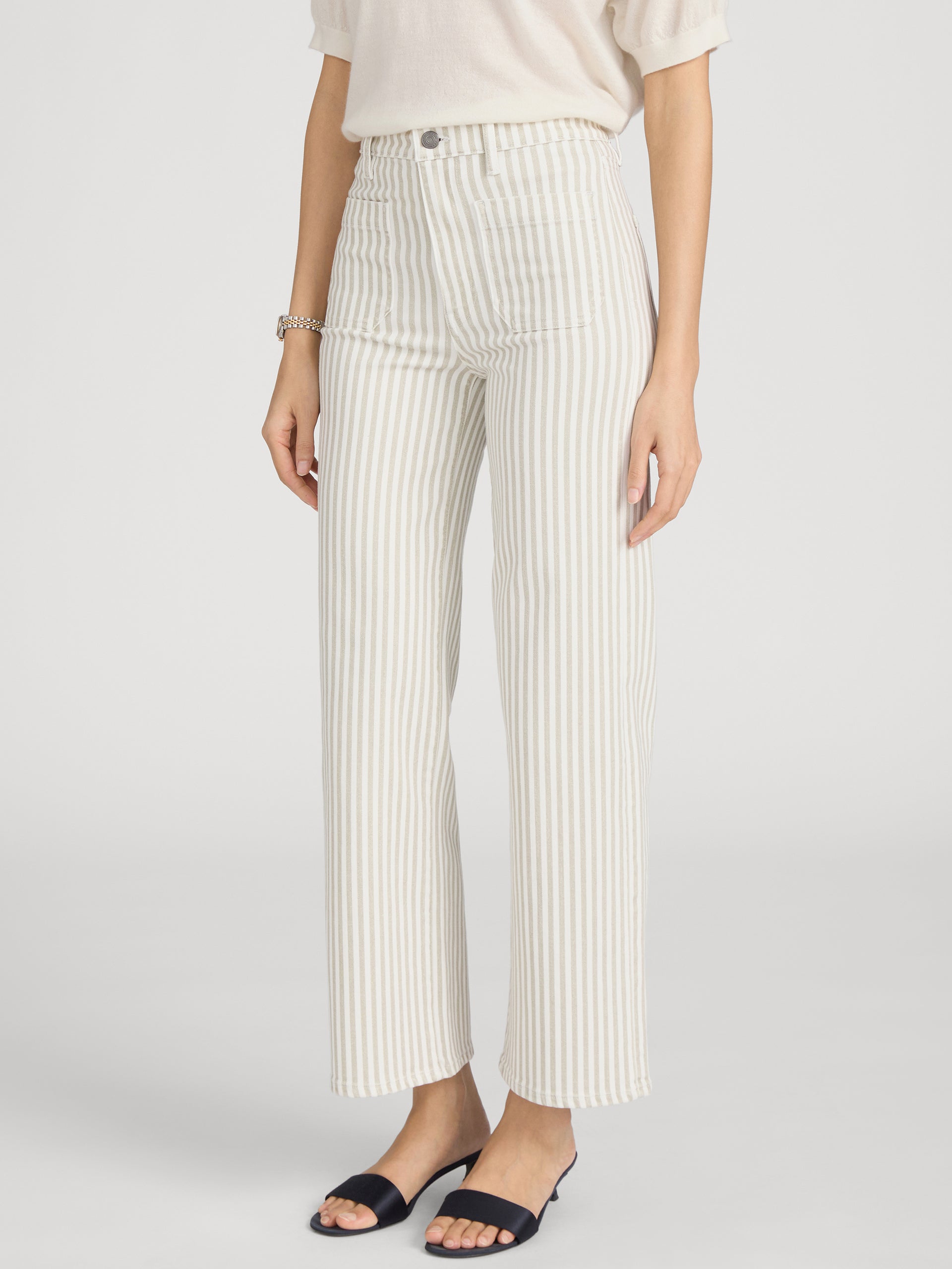 The Anchor Pant -- Flax Stripe