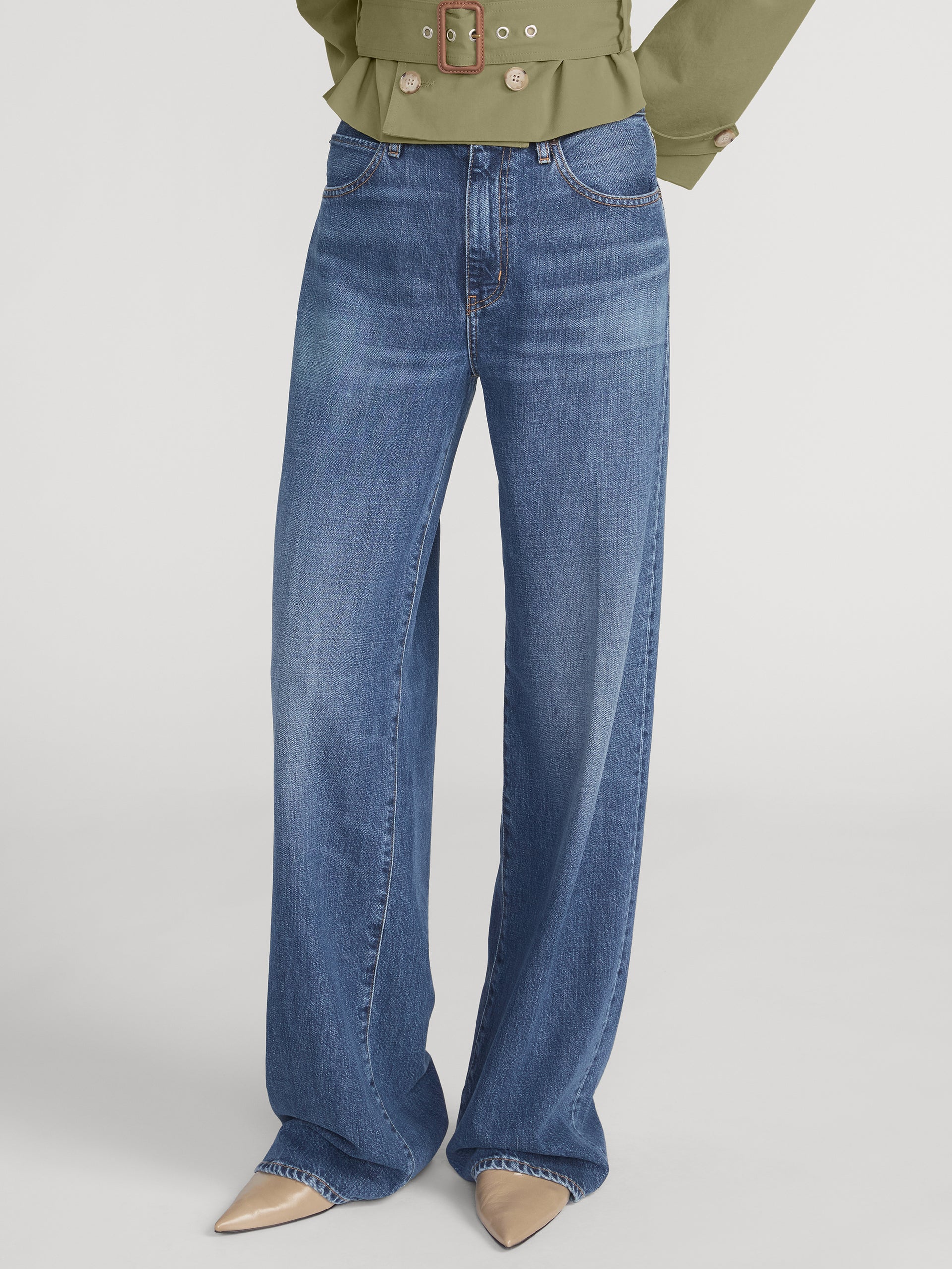 Jeans On Model Crop