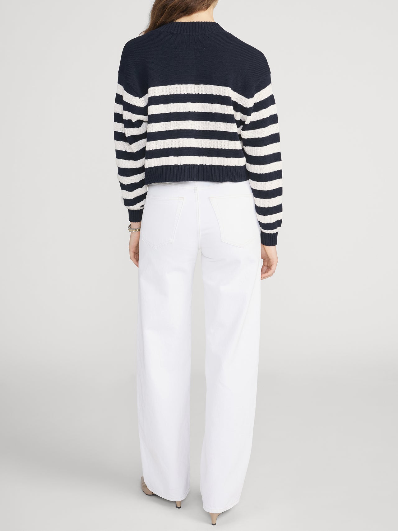 Sweater On Model Back