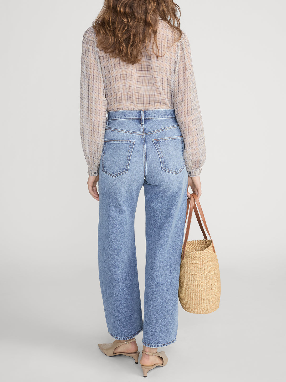 Jeans On Model Back