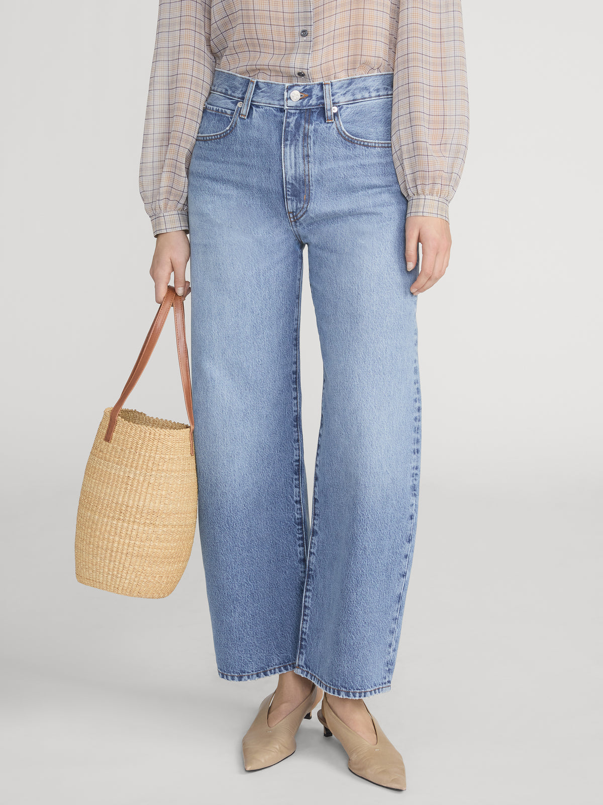 Jeans On Model Crop