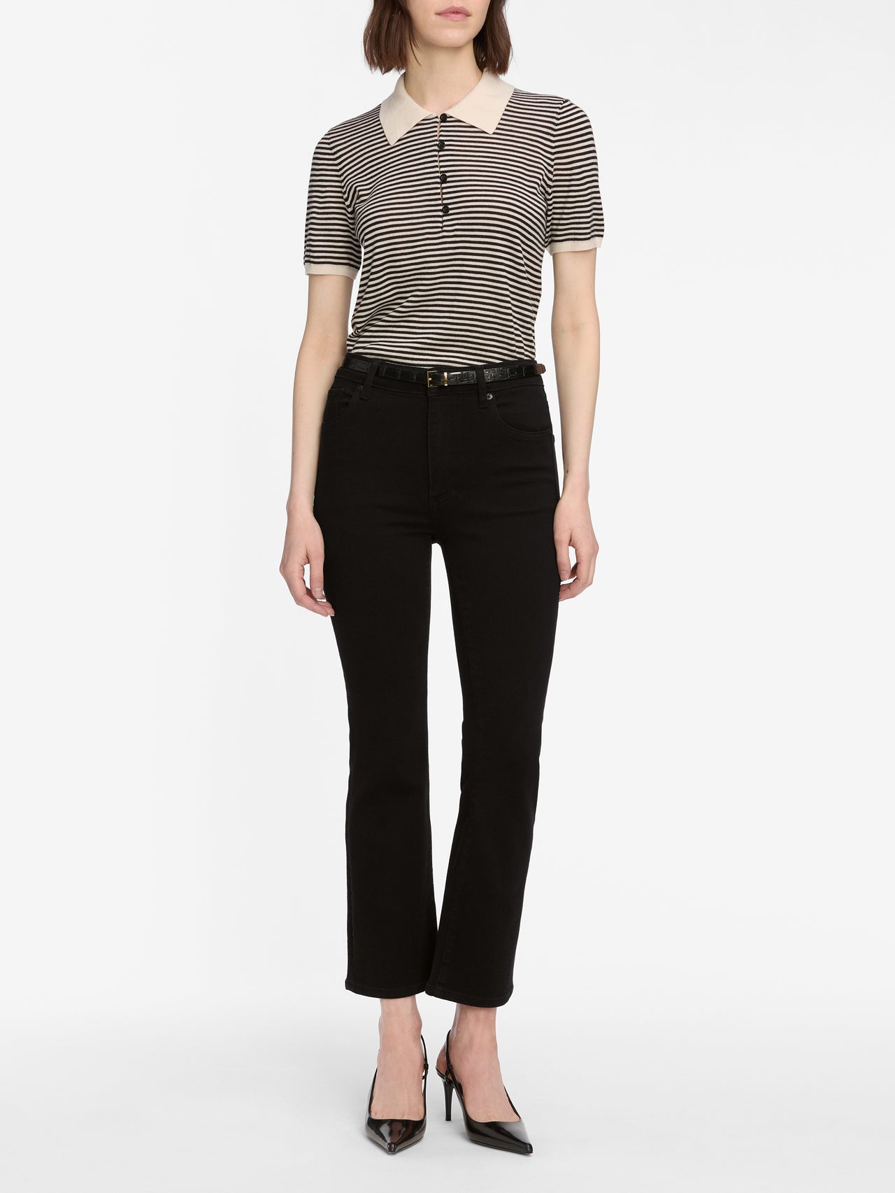 jeans full front view