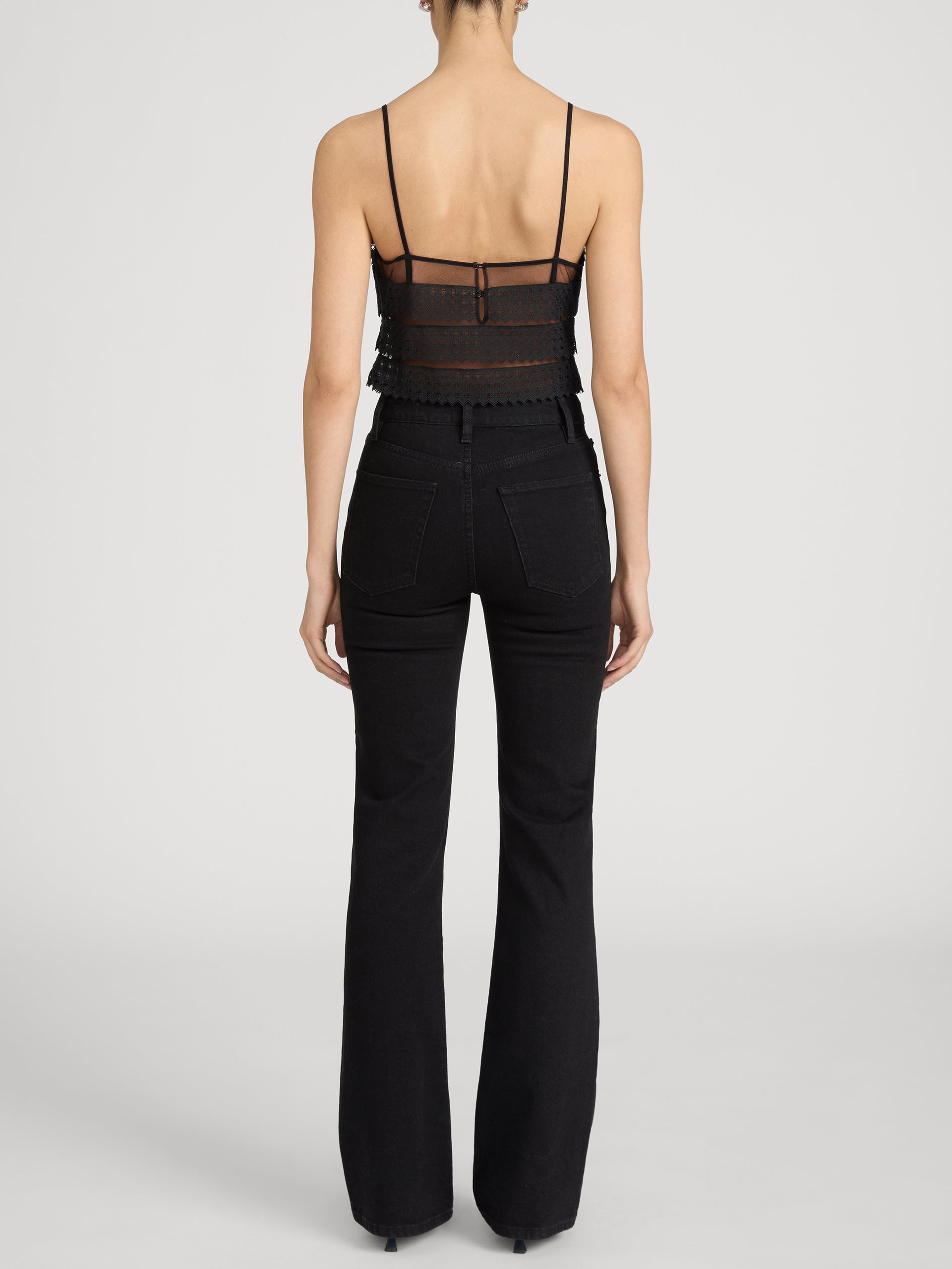 Jeans On Model Back