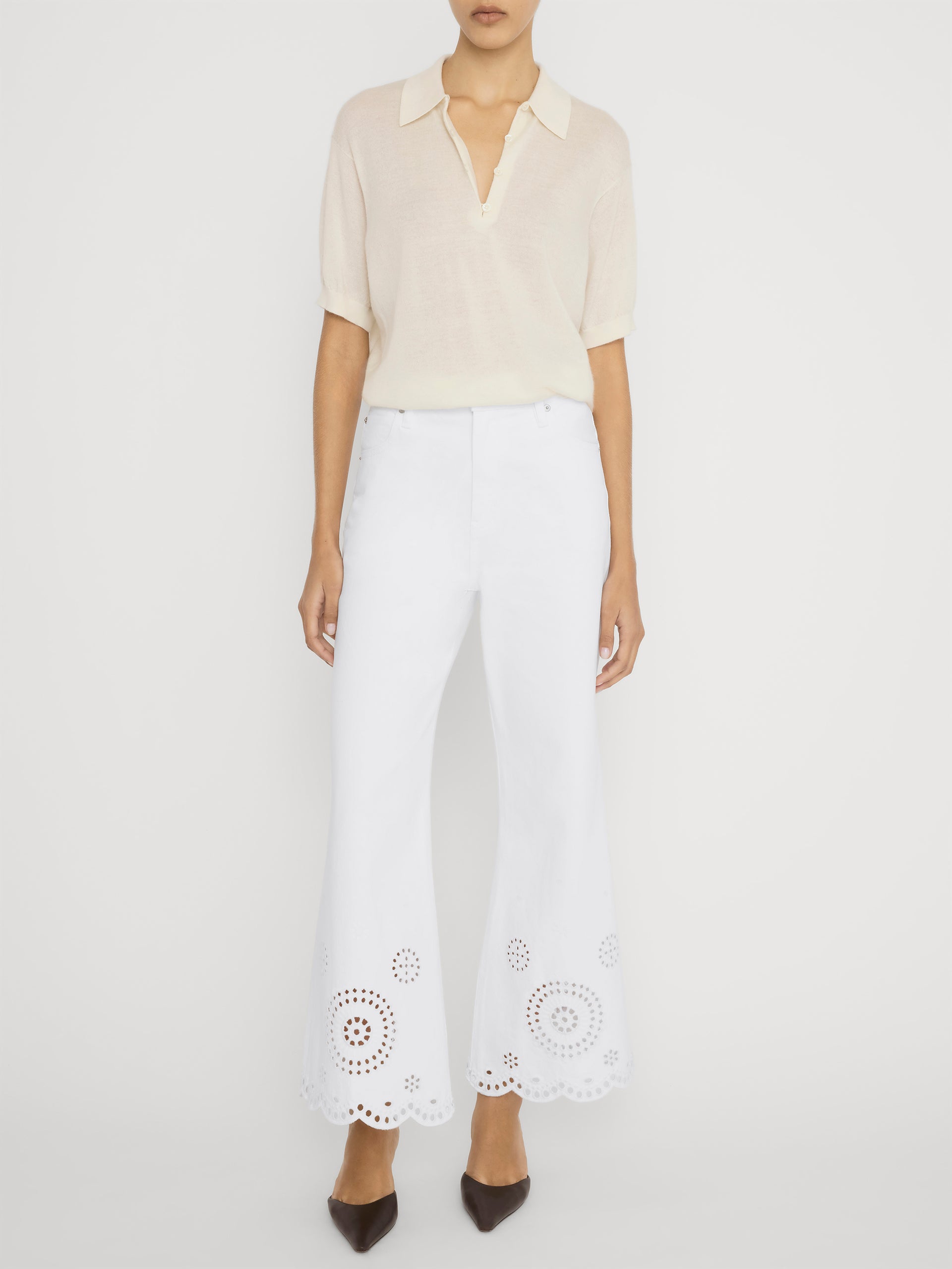 Pant on model front