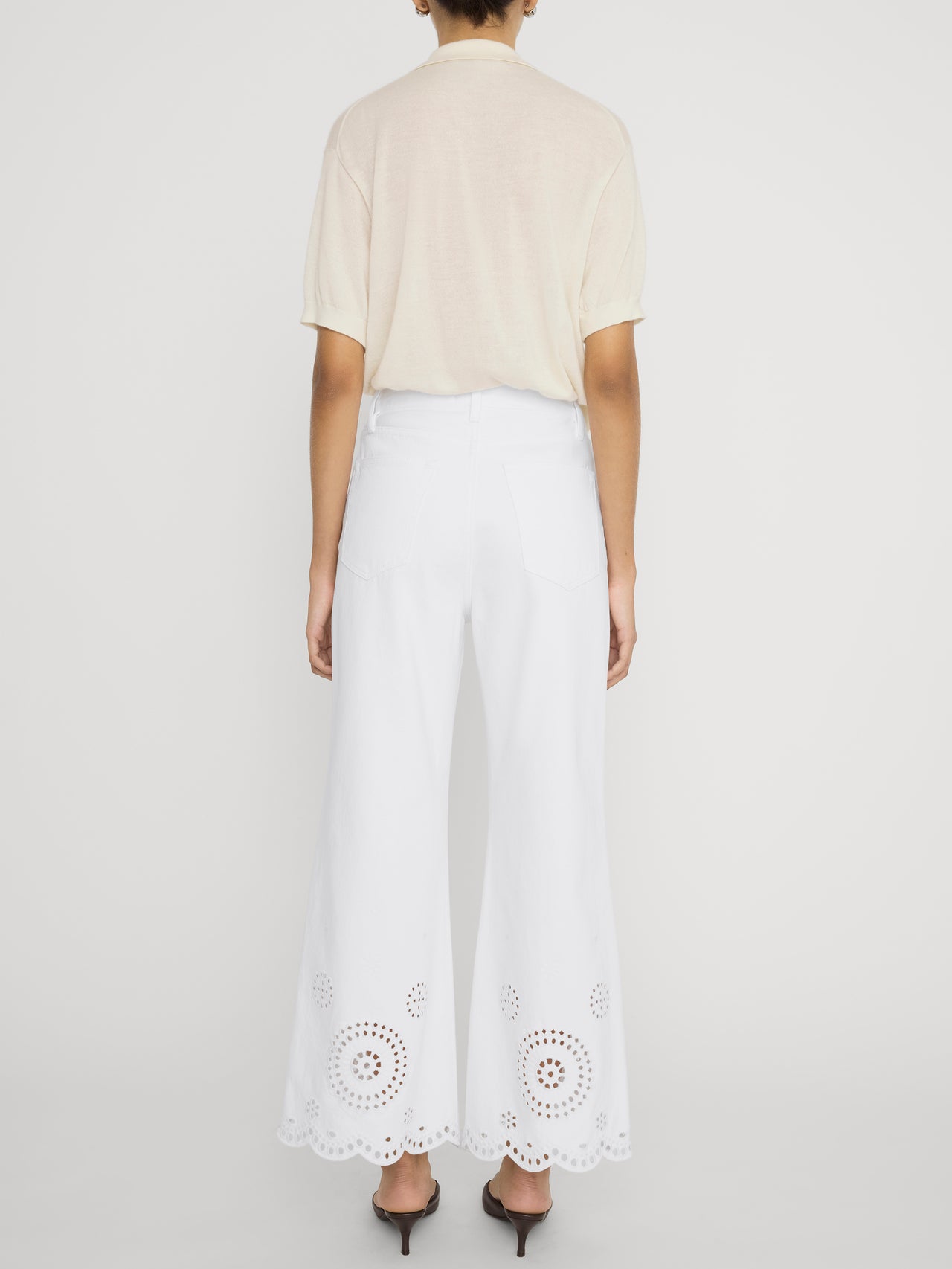 Pant on model back