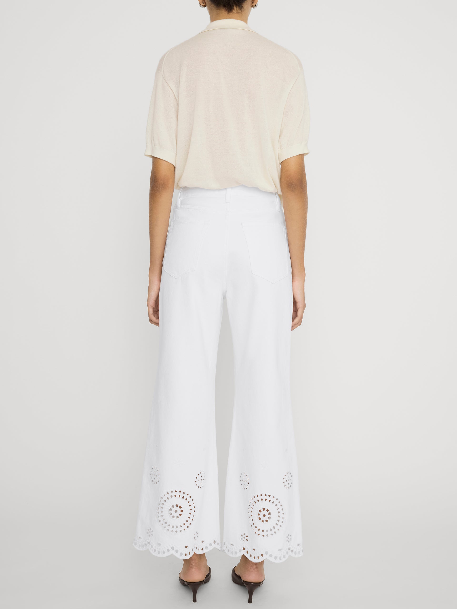 Pant on model back