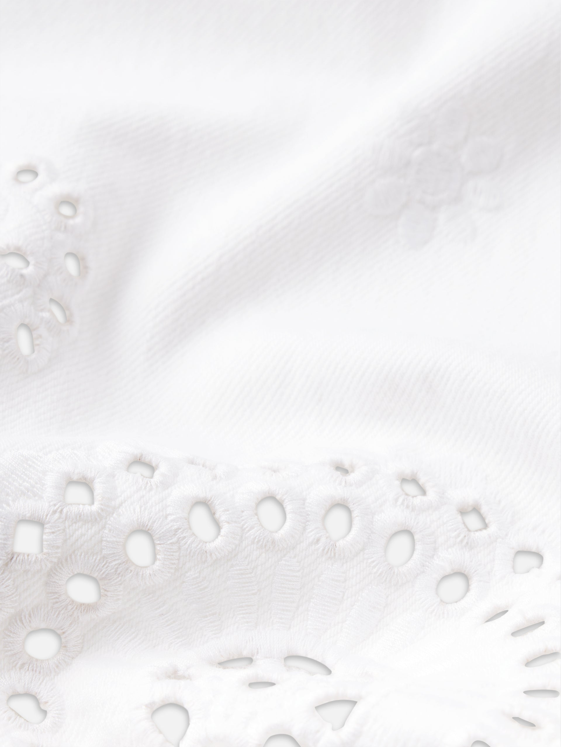The Eyelet Flare -- White