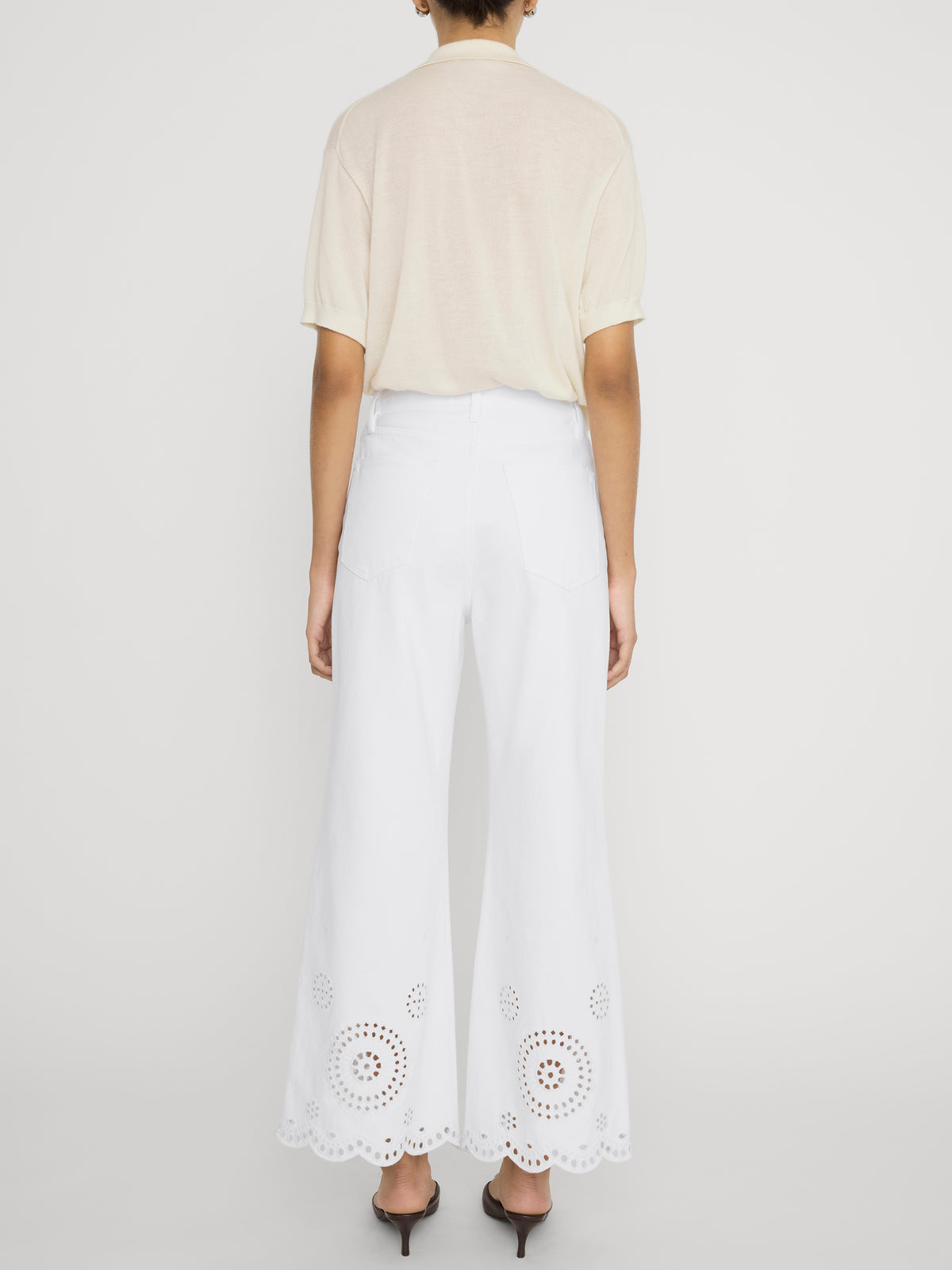 Pant on model back