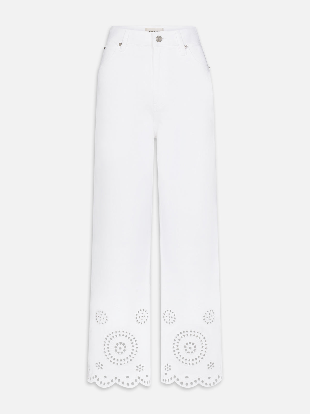 The Eyelet Flare -- White