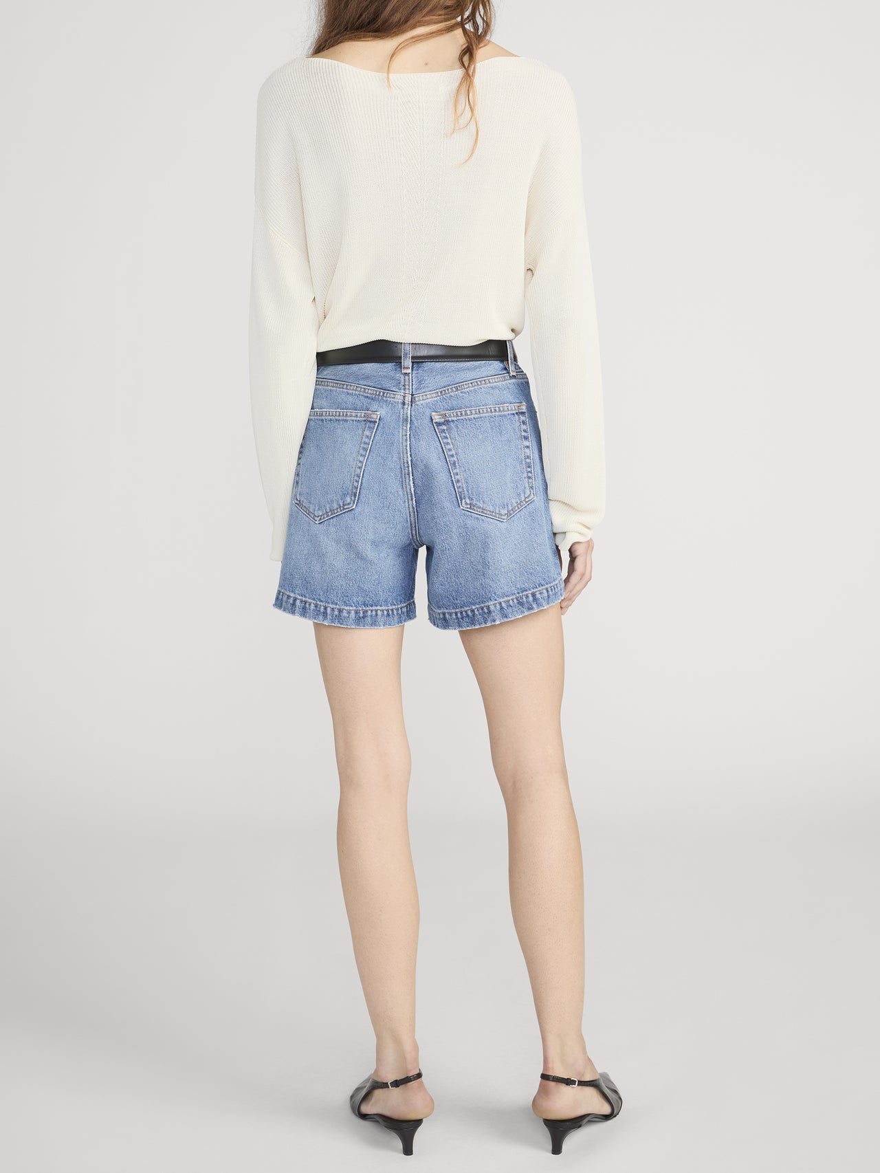 Sweater On Model Back