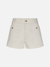 The Cruise Short -- Flax Stripe
