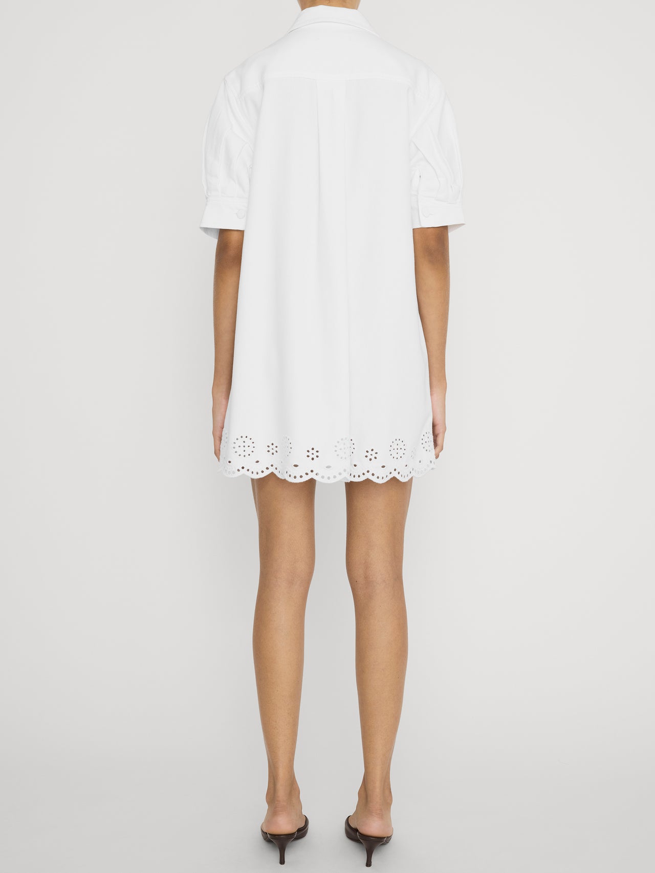 Dress on model back