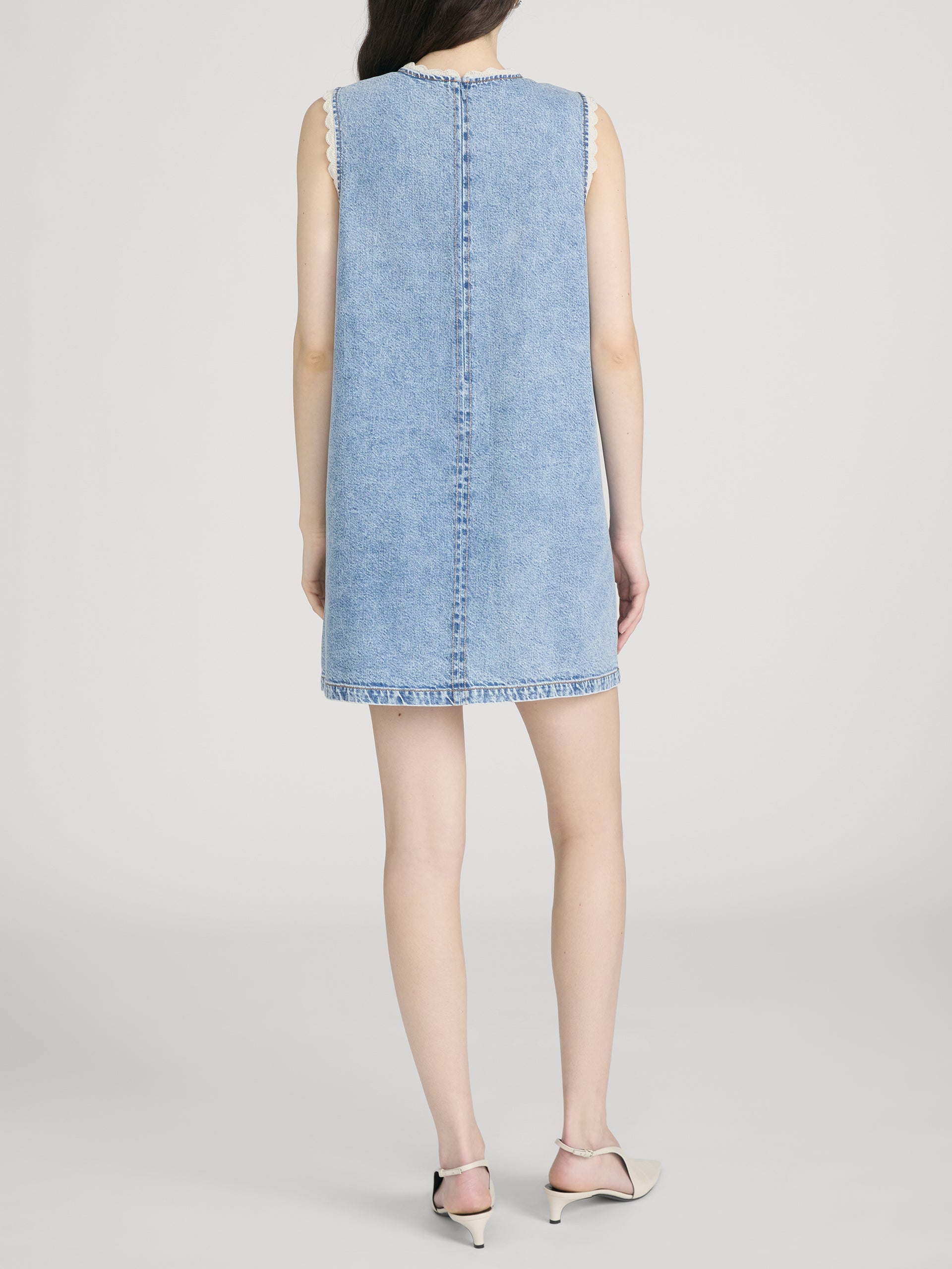 Dress On Model Back