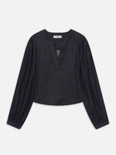 The Off Duty Long Sleeve Popover -- Rinse