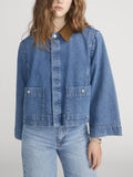 The Mini Denim Swing Jacket -- Sonic