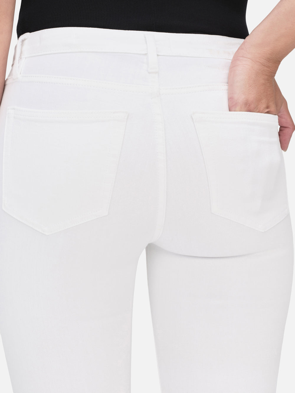 FRAME LE STRAIGHT PANT IN WHITE store