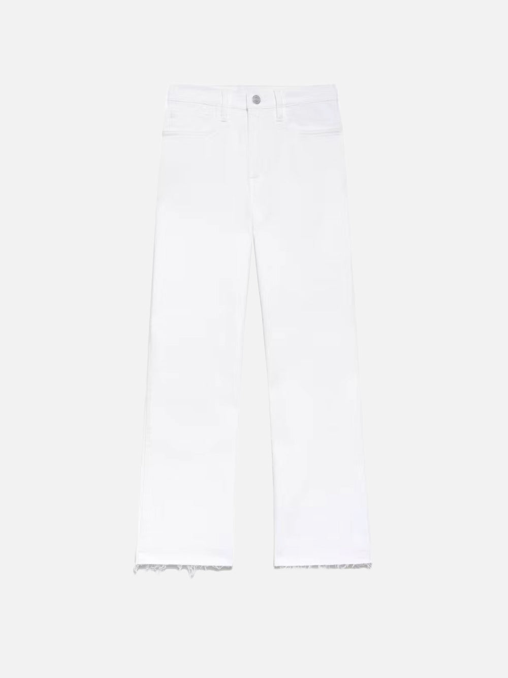 Le Jane Crop in Blanc FRAME