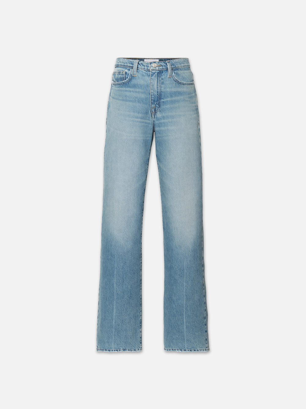 Le Jane high-rise wide-leg jeans in blue - Frame