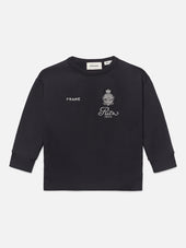 Ritz Kids' Crewneck Sweatshirt -- Navy
