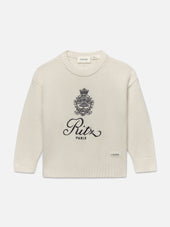 Ritz Kids' Cashmere Sweater -- Off White