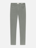 L'Homme Slim Brushed Twill -- Stone Grey
