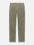 L'Homme Slim Brushed Twill -- Washed Military