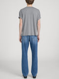 Jeans on model back