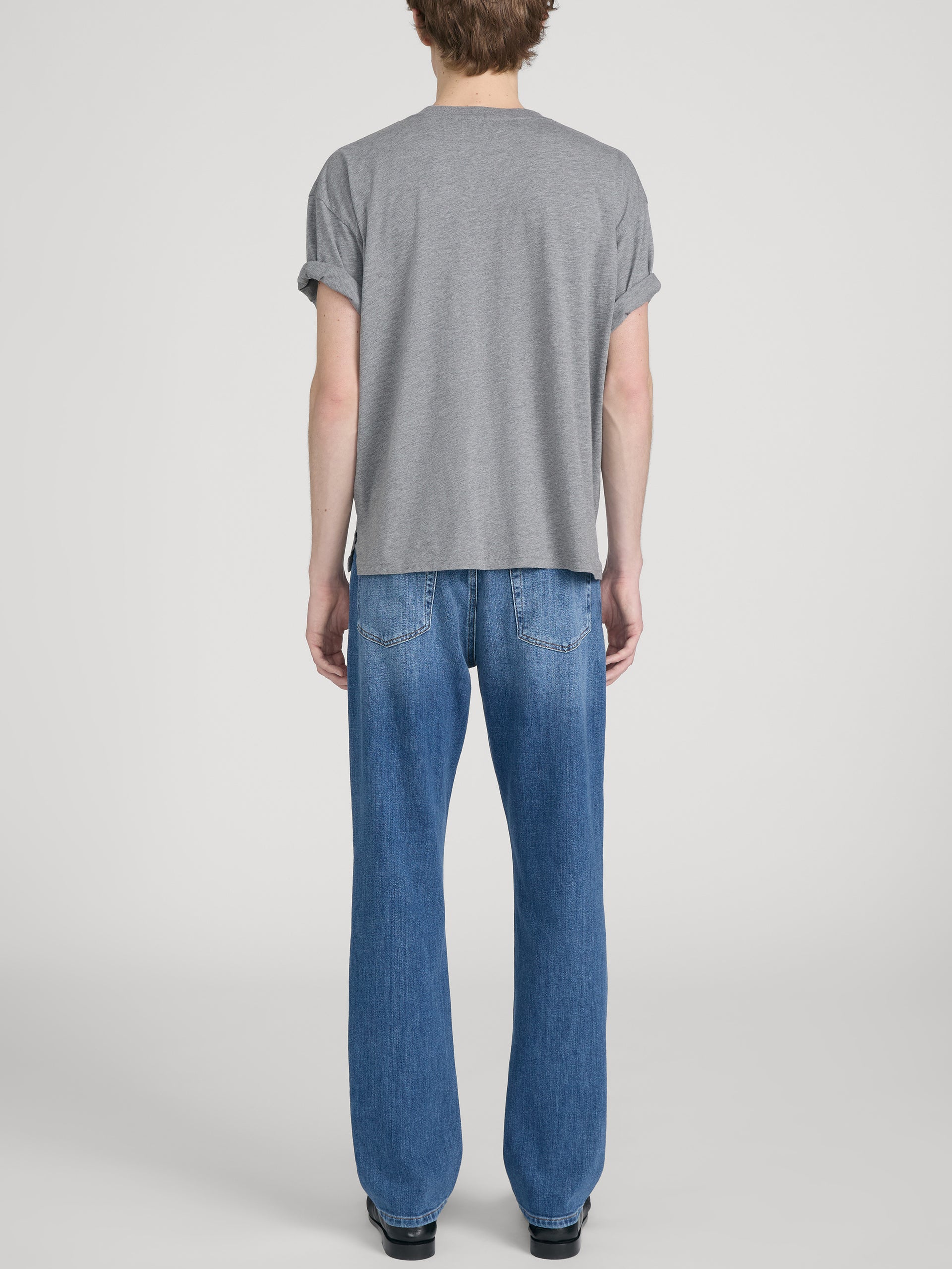 Jeans on model back