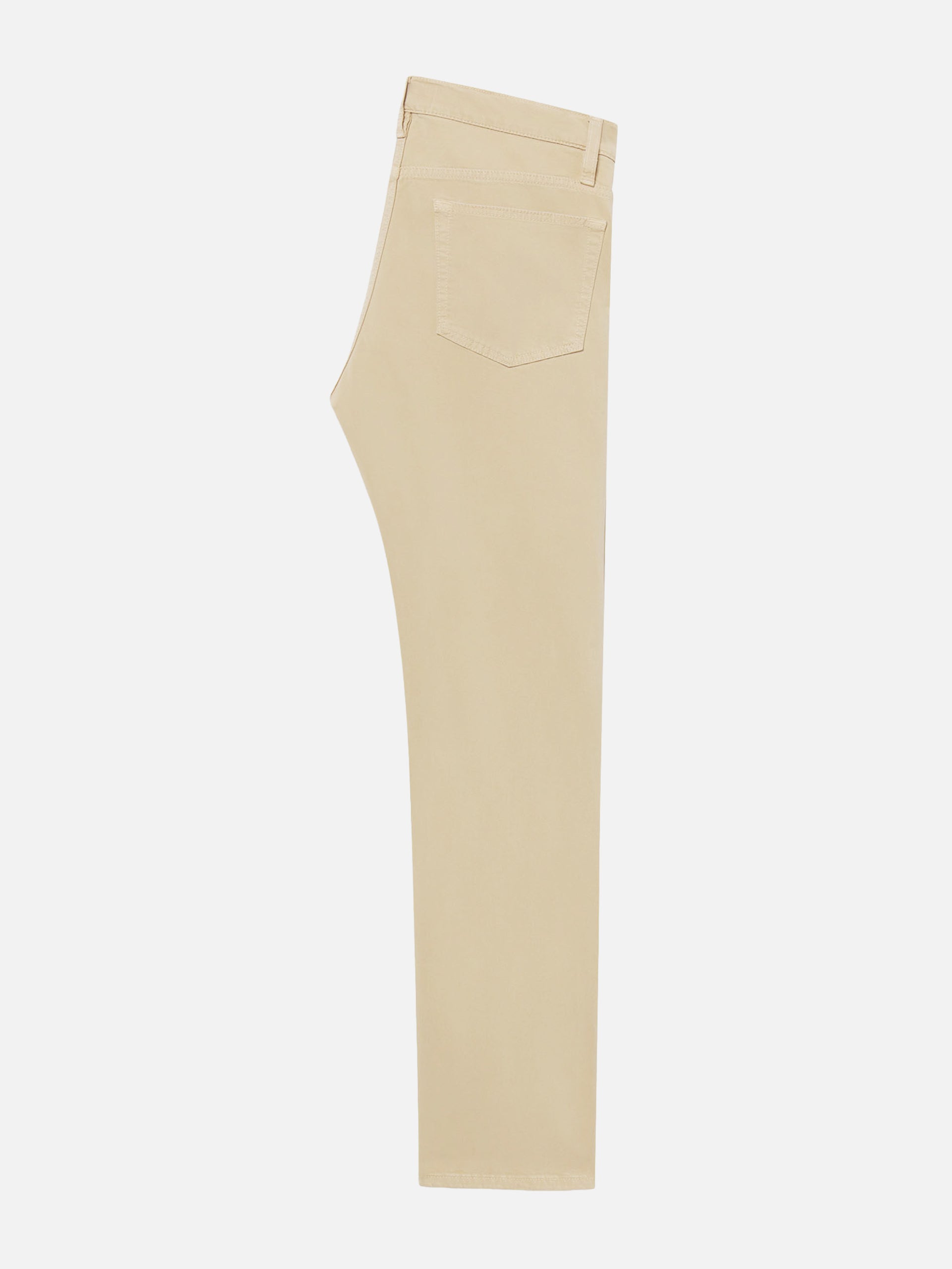 Modern Straight Brushed Twill -- Light Tan