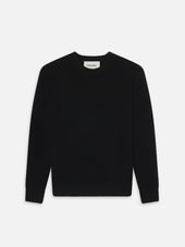 Cashmere Crewneck Sweater -- Noir
