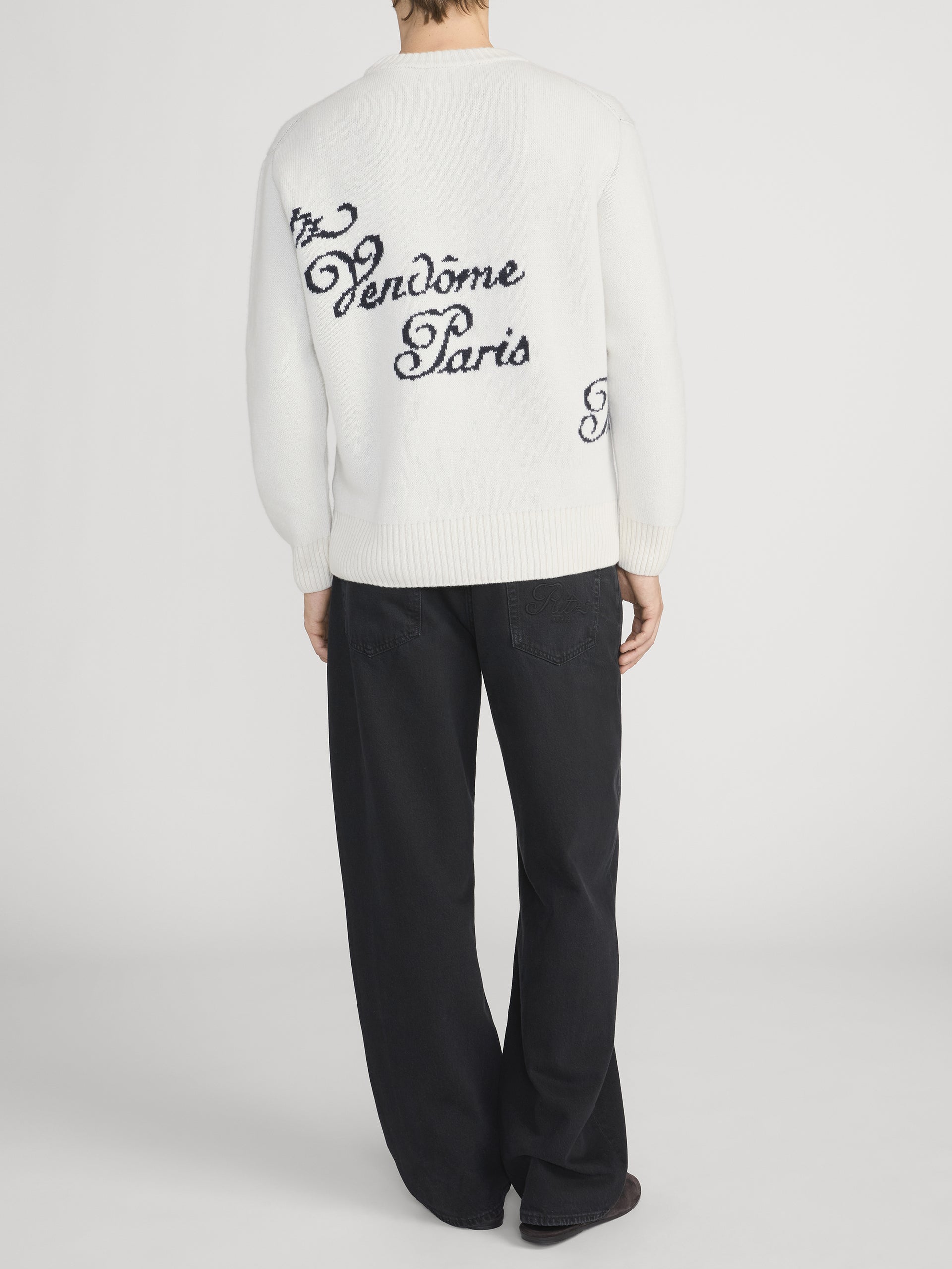 Ritz Sweater Back On Model