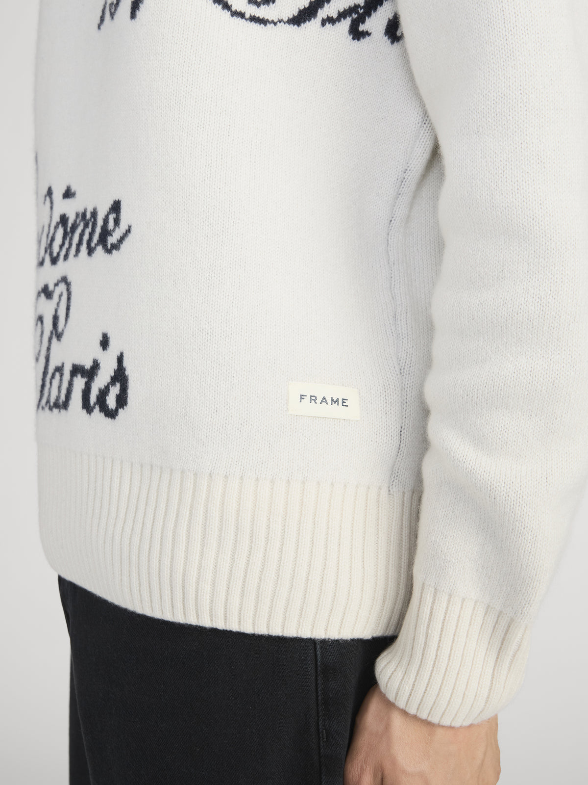 Ritz Sweater Detail On Model