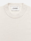the cashmere crewneck sweater -- cream detail packshot image alt:hover alt:size alt:fit1