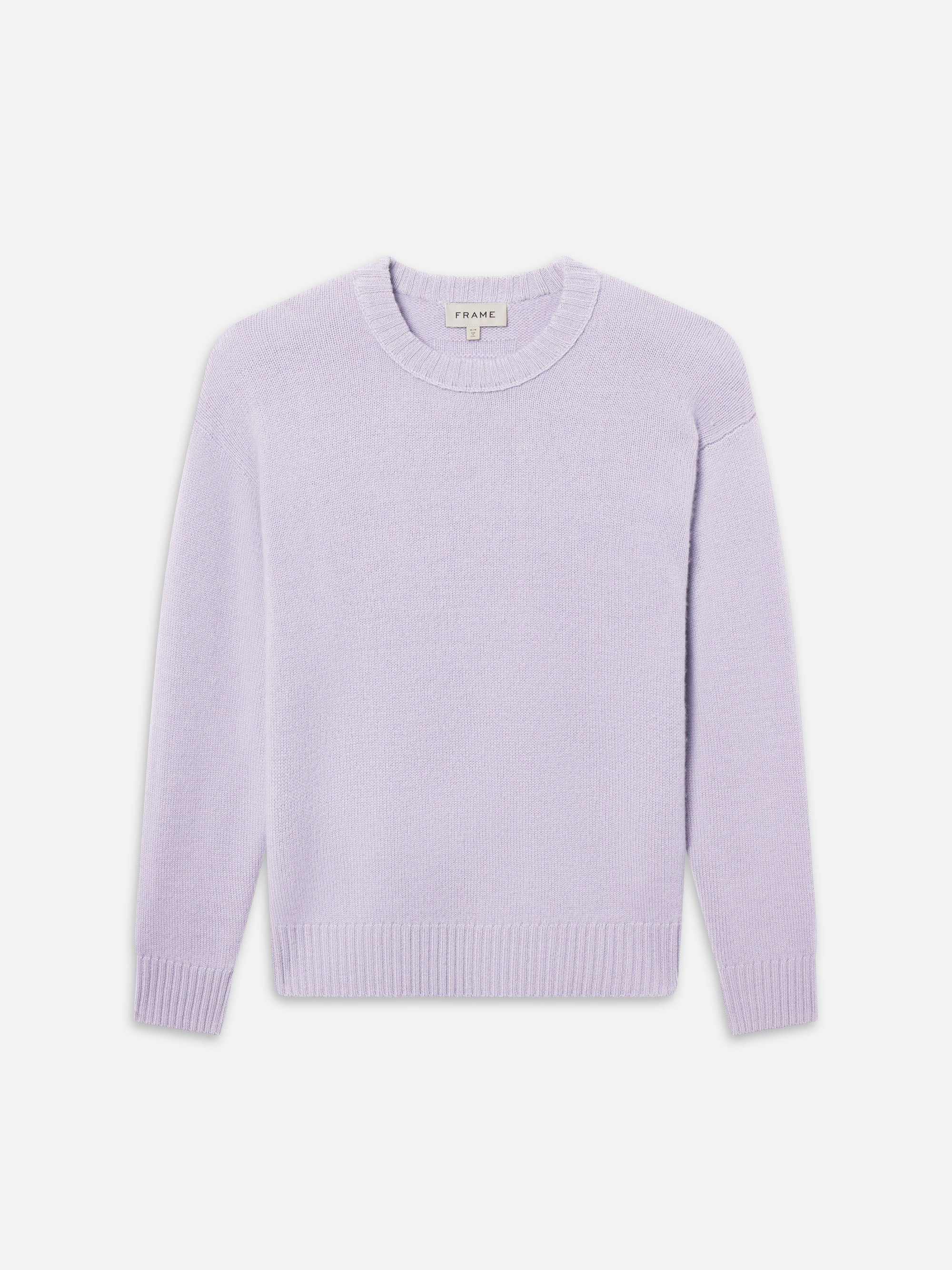 CASHMERE CREWNECK SWEATER OLD LAVENDER