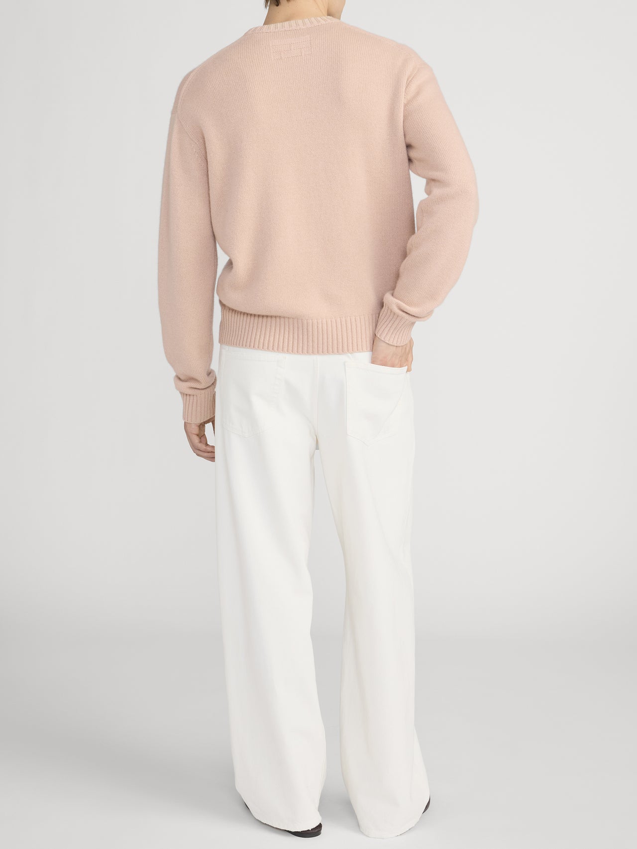 Sweater On Model Back