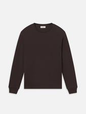 Duo Fold Long Sleeve Tee -- Deep Brown