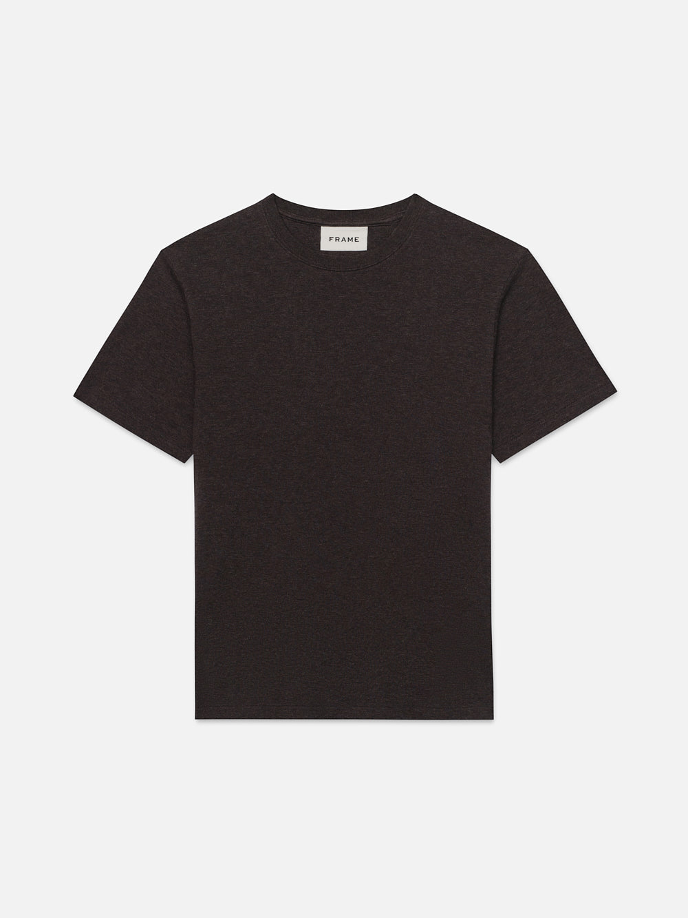duo fold tee -- marron heather front packshot image