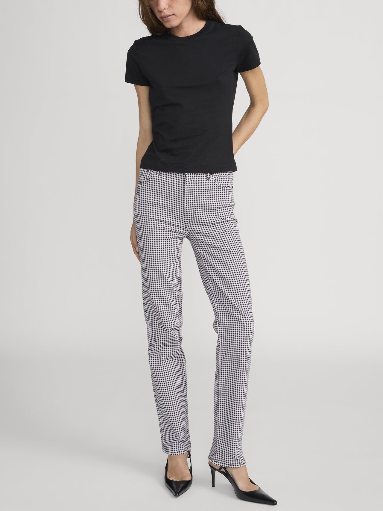 jeans full front view